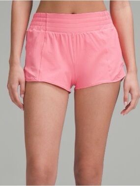 Lululemon Hotty Hot High-Rise Lined Shorts - Sakura Pink